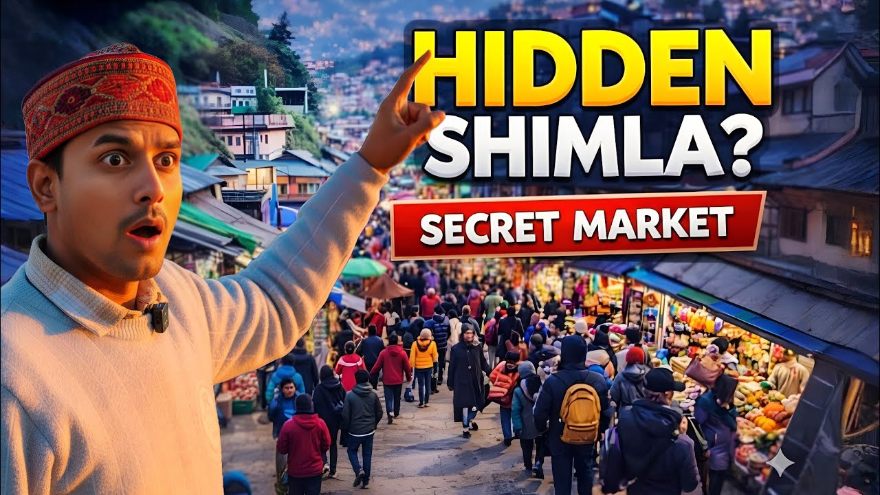 Tourists Don’t Know About This Hidden Market in Shimla🔥