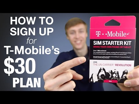 How To Sign Up For T-Mobile's $30 Prepaid Plan!