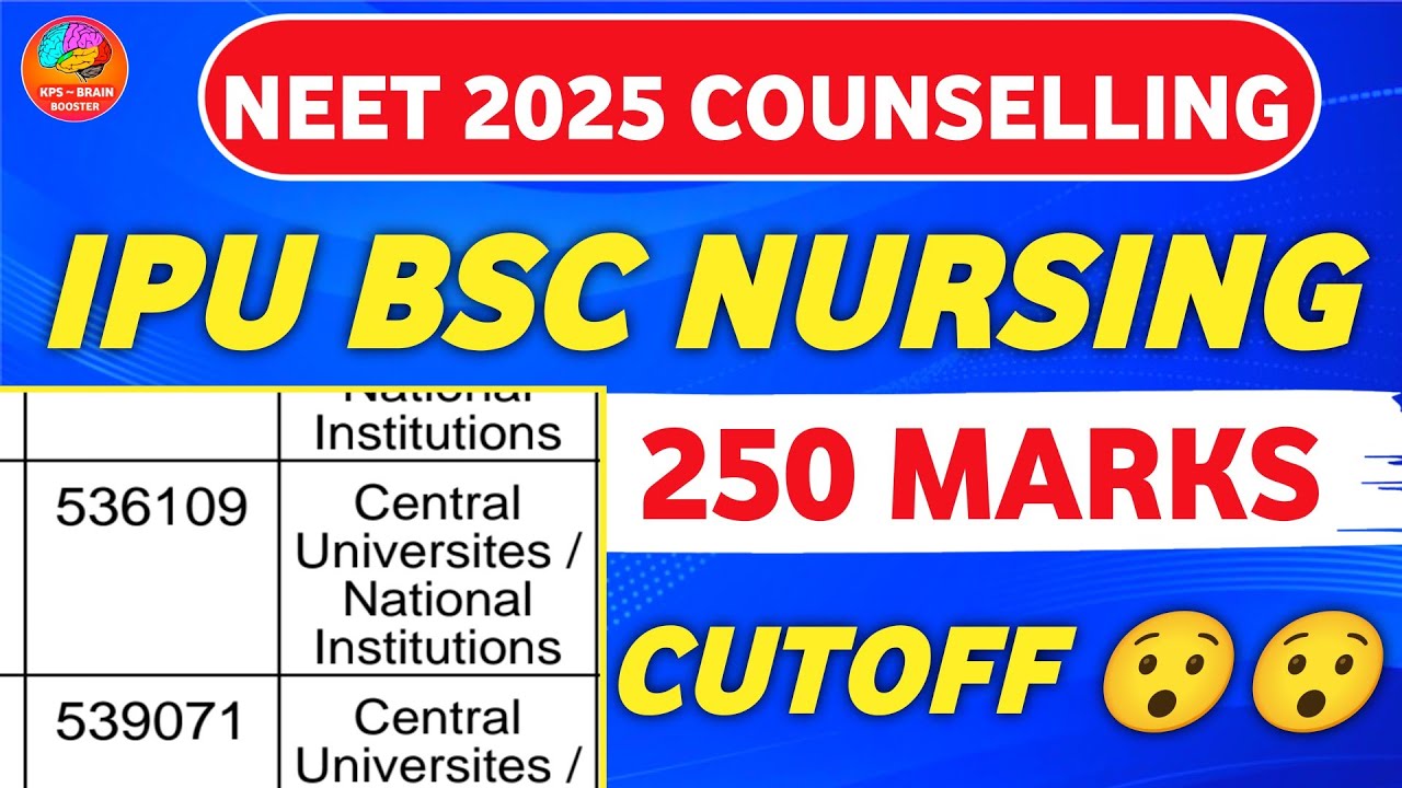 IPU Bsc Nursing Expected Cutoff 2025 || IPU Bsc Nursing Counselling ...