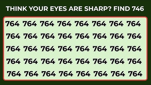 Test Your Observation Skill! Spot The Odd Numbers and Letters