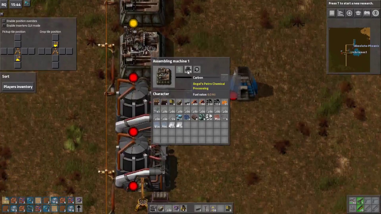 Factorio Episode 2 - Getting Started with Bobs/Angles - YouTube