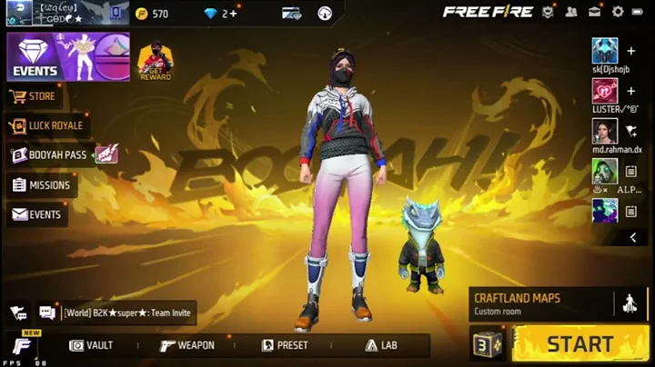 How To Create 1v1 In FF Craftland(2025)