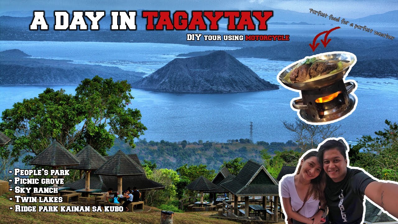 TAGAYTAY RIDE RIDGE PARK KAINAN SA KUBO DIY TOUR USING MOTORCYCLE