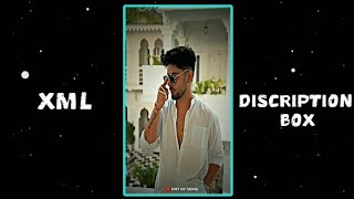 O Meri Ja 😍💥🍒Romantic XML file Hindi song🔰Hindi Xml file🔰XML file alight motion🔰Xml File #xml 