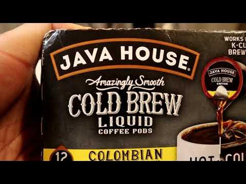 Java House Cold Brew Coffee Concentrate Single Serve Liquid Pods