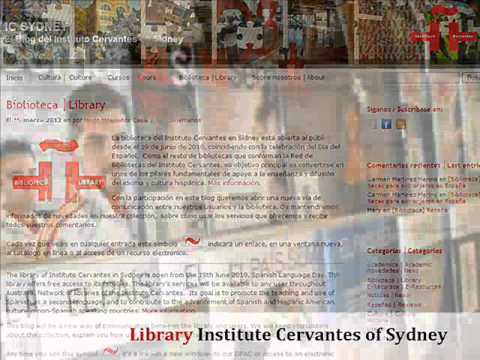 Library of Instituto Cervantes Sydney