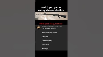 rating viewers builds in weird gun game  #roblox #gaming  #weirdgungame