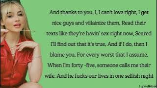 Sabrina Carpenter - emails i can't send (lyrics)