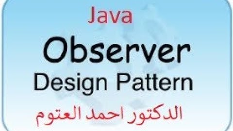 Java Observer Design Pattern Practical Example