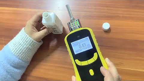 skz1050-H2O2 gas monitor testing