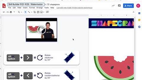 Skill builder  shapegram