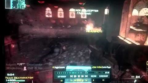 MW3 lucky no scope head shot with L118