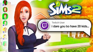 letting chat control how many kids i have in The Sims 2