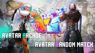 Street Fighter 6 - Random Avatar Matches and Avatar Arcade Mode Trailer