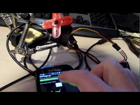 Cont. rotation servo and Android IOIO test.
