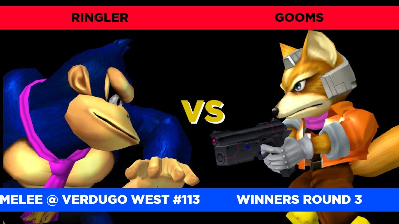 Ringler Donkey Kong Vs Gooms Fox Verdugo West 113 Winners Round 3 SSBM YouTube