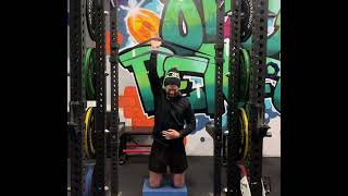 Tall Kneeling Overhead Shoulder Perturbations