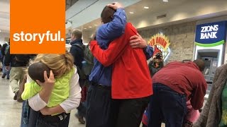 Tearful Moment Adopted Family Reunites After Three-Year Wait