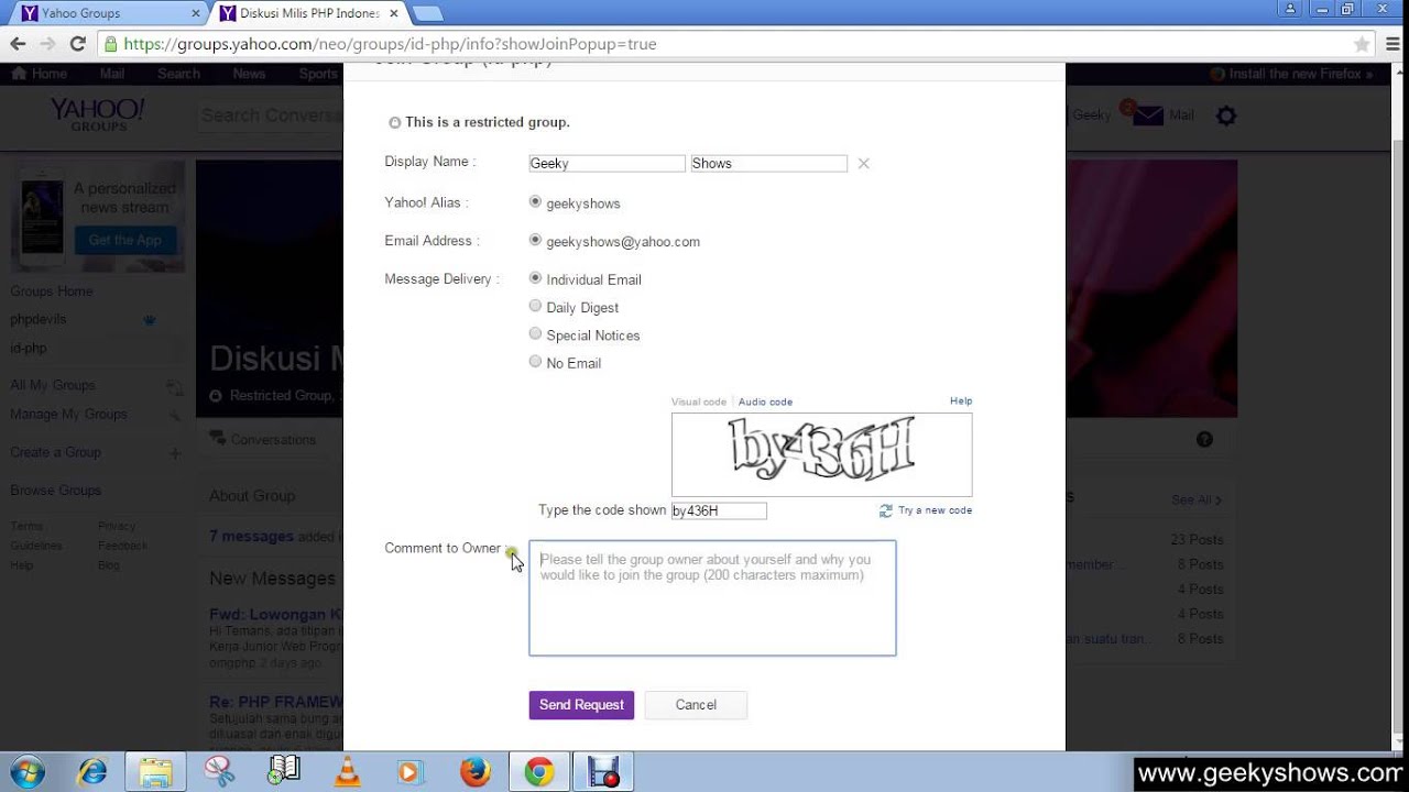 How to Join Yahoo Group YouTube