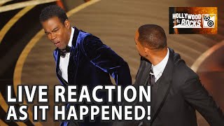 REACTING LIVE TO THE EPIC SLAP | Academy Awards Watch Party | ft. Chris Gore | Film Threat Livecast