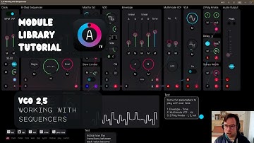 Audulus Module Library Tutorial: 2.5 Working with Sequencers