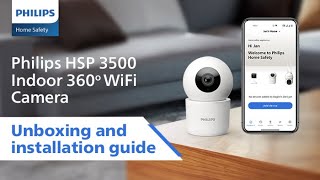 How to Install Philips HSP 3500 Indoor Wifi Camera?