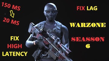 WARZONE HOW TO FIX HIGH LATENCY & FIX LAG SEASSON 6 CALL OF DUTY (2 TIPS) EASY FIX