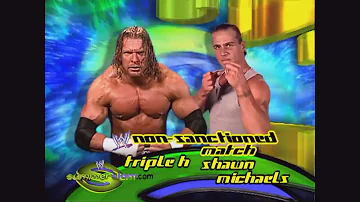 WWE Summerslam 2002 Match Card HD