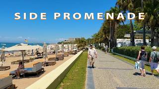 Side Promenadestrand Heute. Türkei 28 April 2026 Öy Ürkei