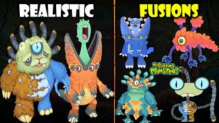 MonsterBox: ETHEREAL WORKSHOP REALISTIC with FUSIONS ART | My Singing Monsters Incredibox