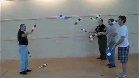 Split Pea Soup Feed: Juggling Passing Pattern