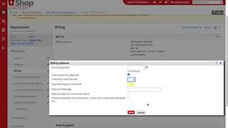 Requisitioner Training 7 - Billing Options
