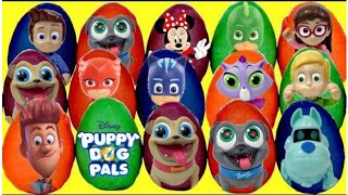 Un Montón de Huevos Sorpresas de Plastilina de Puppy Dog Pals con Bingo y Rolly