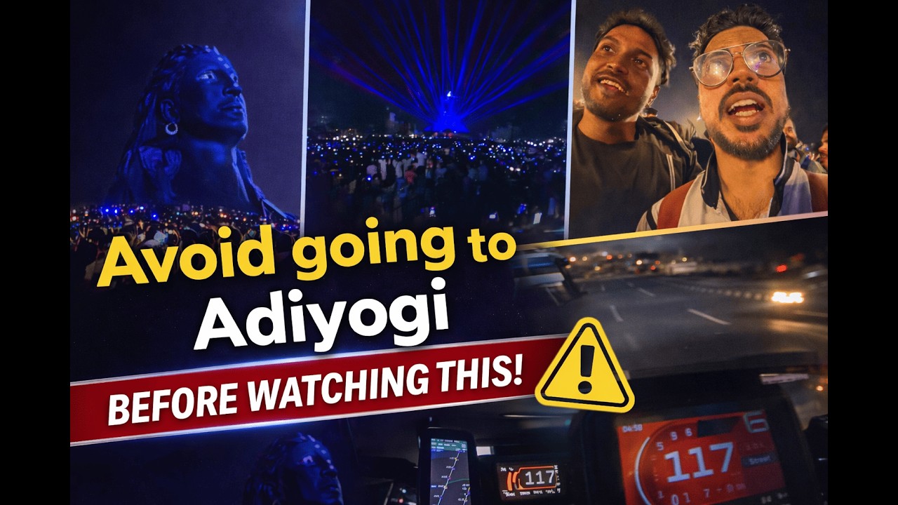 ❌Don't visit 🕉Adiyogi before watching this video🙆‍♂ | Bike Ride to ADIYOGI🔥