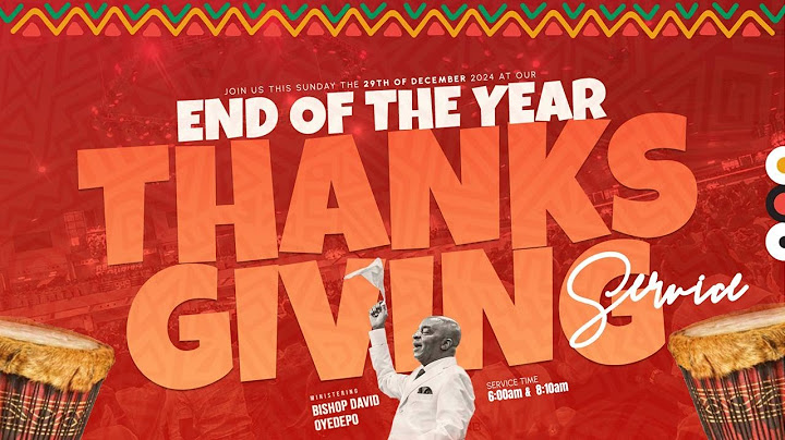 END OF THE YEAR THANKSGIVING SERVICE | 29, DECEMBER 2024 FAITH TABERNACLE OTA