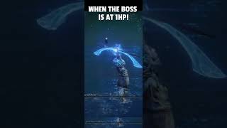 WHEN THE BOSS IS AT 1HP FOR WAY TOO LONG!!! ELDEN RING! #shots #eldenring