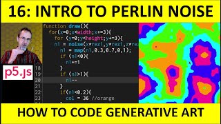 16: Introduction to Perlin Noise in p5.js: How to Code Generative Art Profile