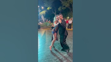 Thumbnail of Jeannette Erazú & Leandro Capparelli dancing milonga with color tango orquestra