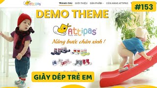 Demo theme giày trẻ em Attipas | thememau.com