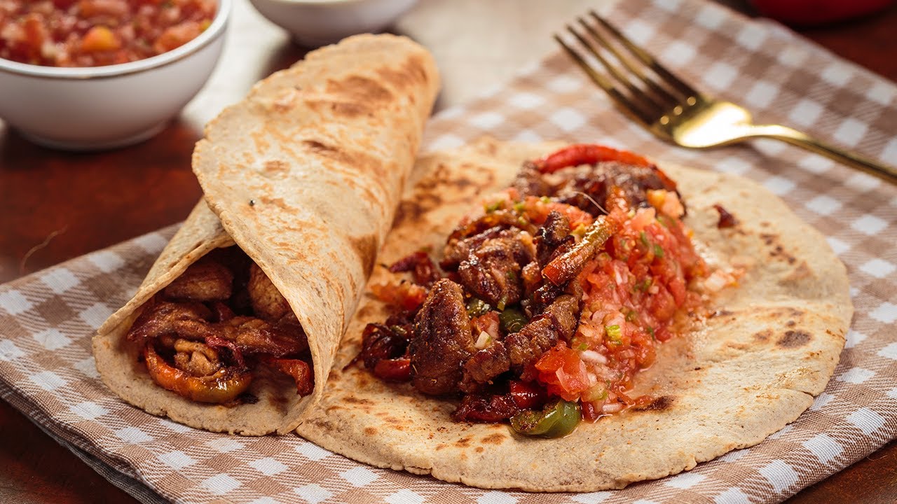 Super Tasty Beef Steak Fajitas Recipe - Mexican Food - YouTube