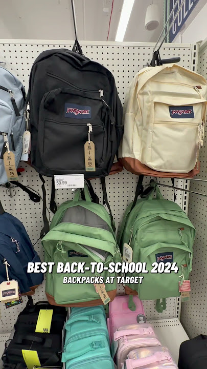 Target Back-to-School 2024 Shopping | Best Backpacks for School | Jansport Cool Student & Swiss Gear