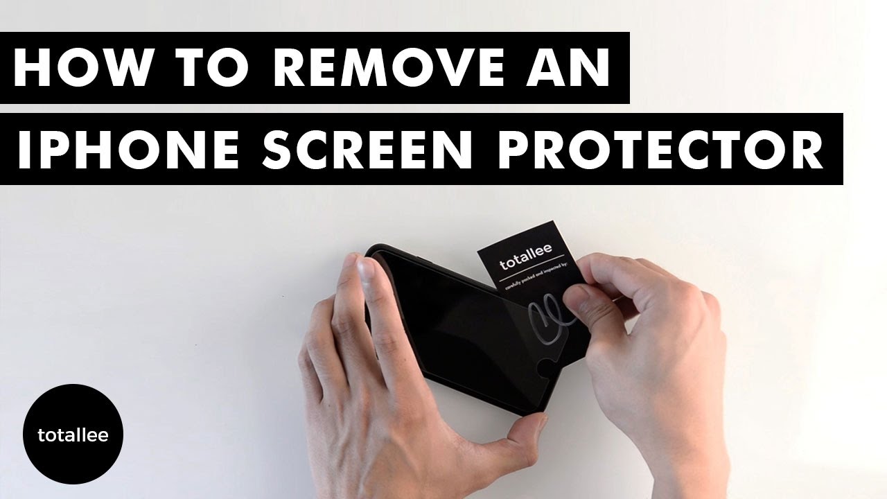 How to Remove a Glass Screen Protector