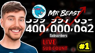 MrBeast vs T-Series: BATTLE for #1 (LIVE Subscriber Race)