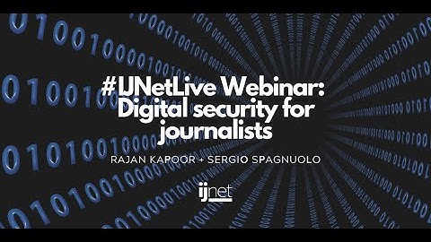 Digital security for journalists
