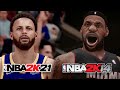 NBA 2K21 NEXT GEN REVEAL vs NBA 2K14 GRAPHICS COMPARISON (7 YEARS LATER)