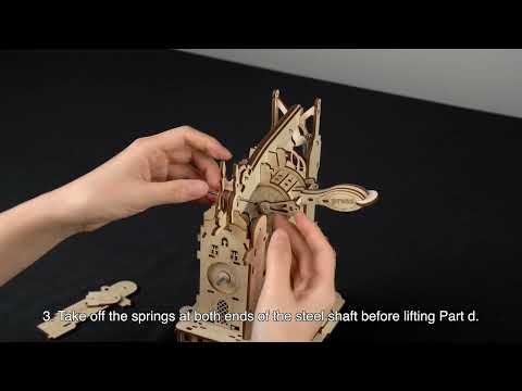 ROKR Classic Printing Press Mechanical 3D Wooden Puzzle LK602