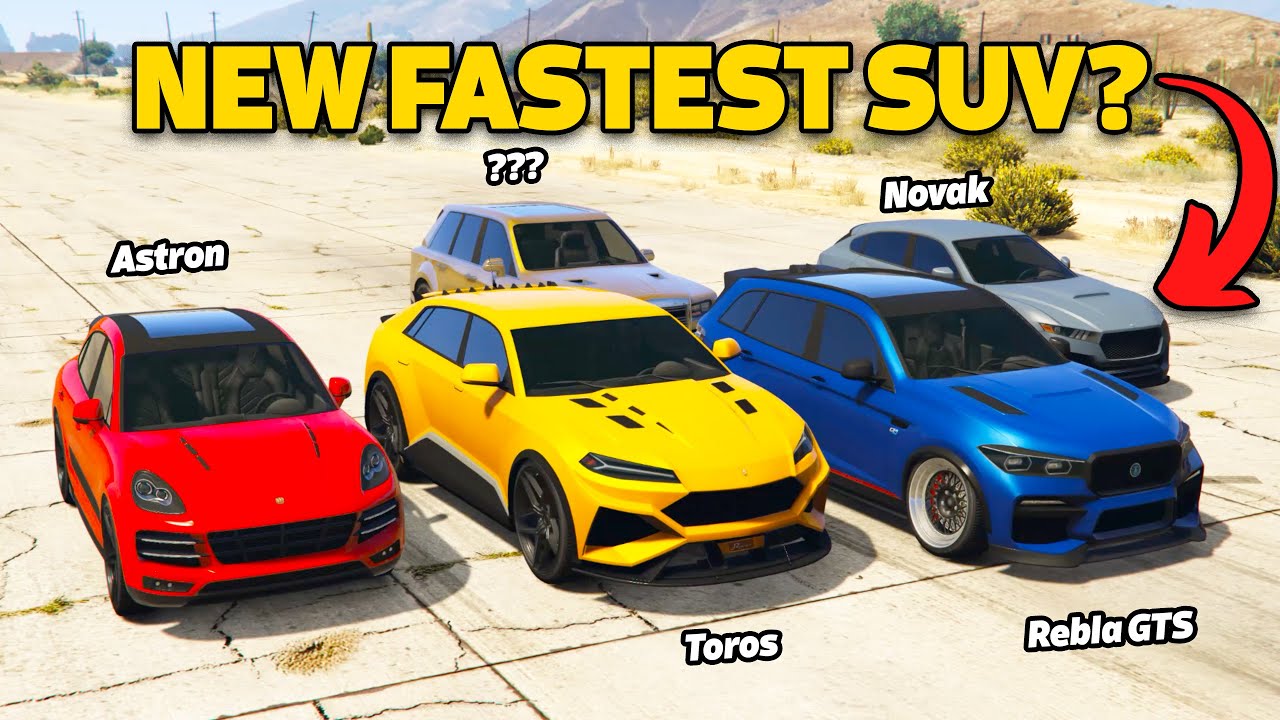 Best Fully Upgraded SUV In GTA 5 Online Fastest SUV In GTA 5 Online 