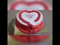 1kg cake/simple design/heart design/choclate flavor
