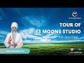 A tour of the 13 moons studio with guru singh