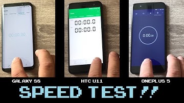 Speed Test - OnePlus 5 vs HTC U11 vs Galaxy S8 - Snapdragon 835 Edition